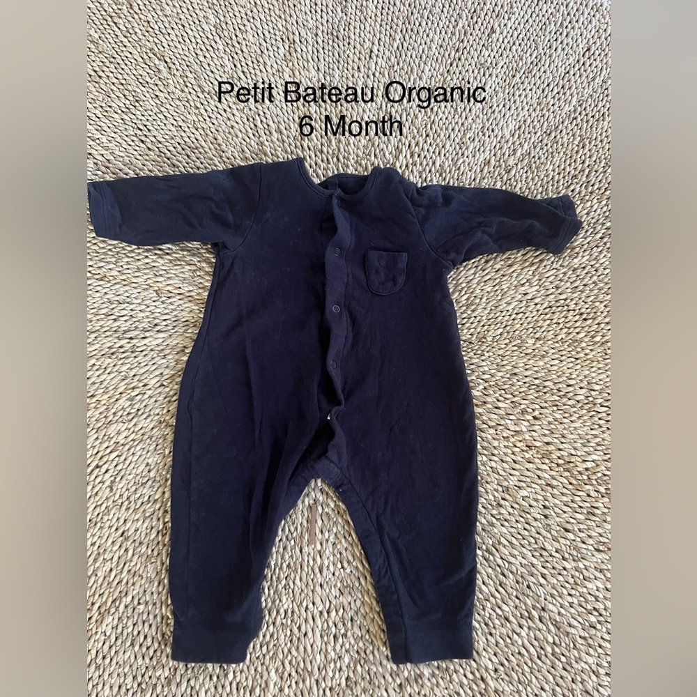 Organic Black Romper